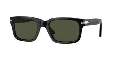 PERSOL PO3272S 95 31 Black Green 55 mm Unisex Sunglasses