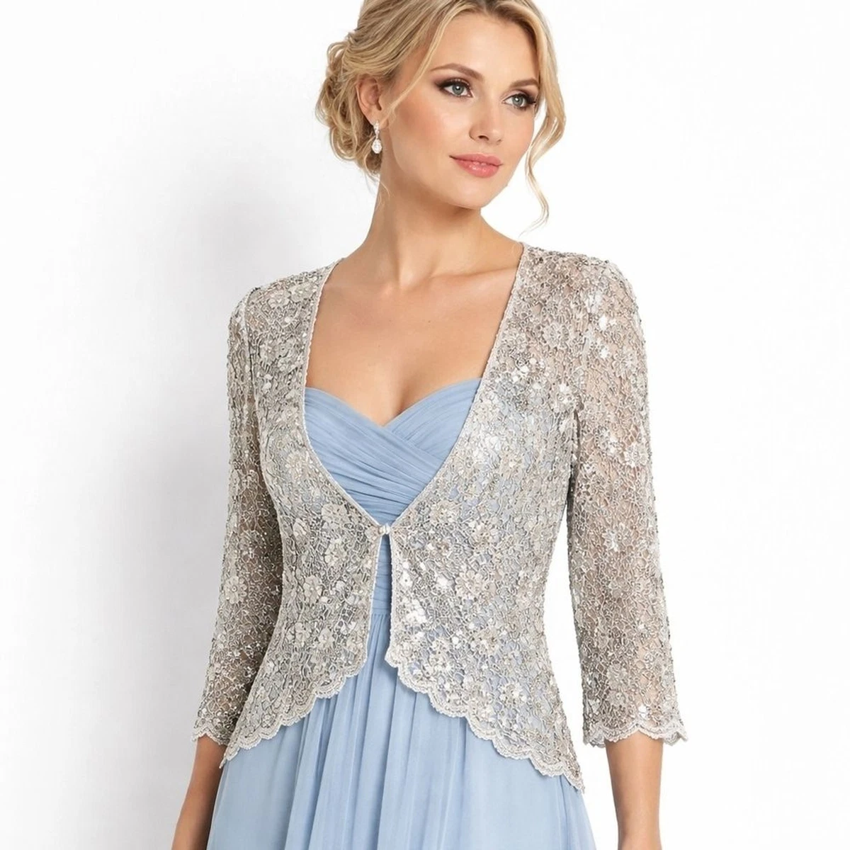 silver bolero shrug products for sale | eBay silver bolero shrug products for sale | eBay