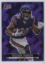2023 Leaf Pro Set Metal Retro Purple Crystals 2/6 Roschon Johnson #RB-80 gp1