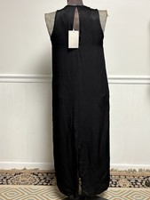 Everlane Black Maxi Slip Dress Sz2 Racerback Sleeveless Elegant Minimalist NWT