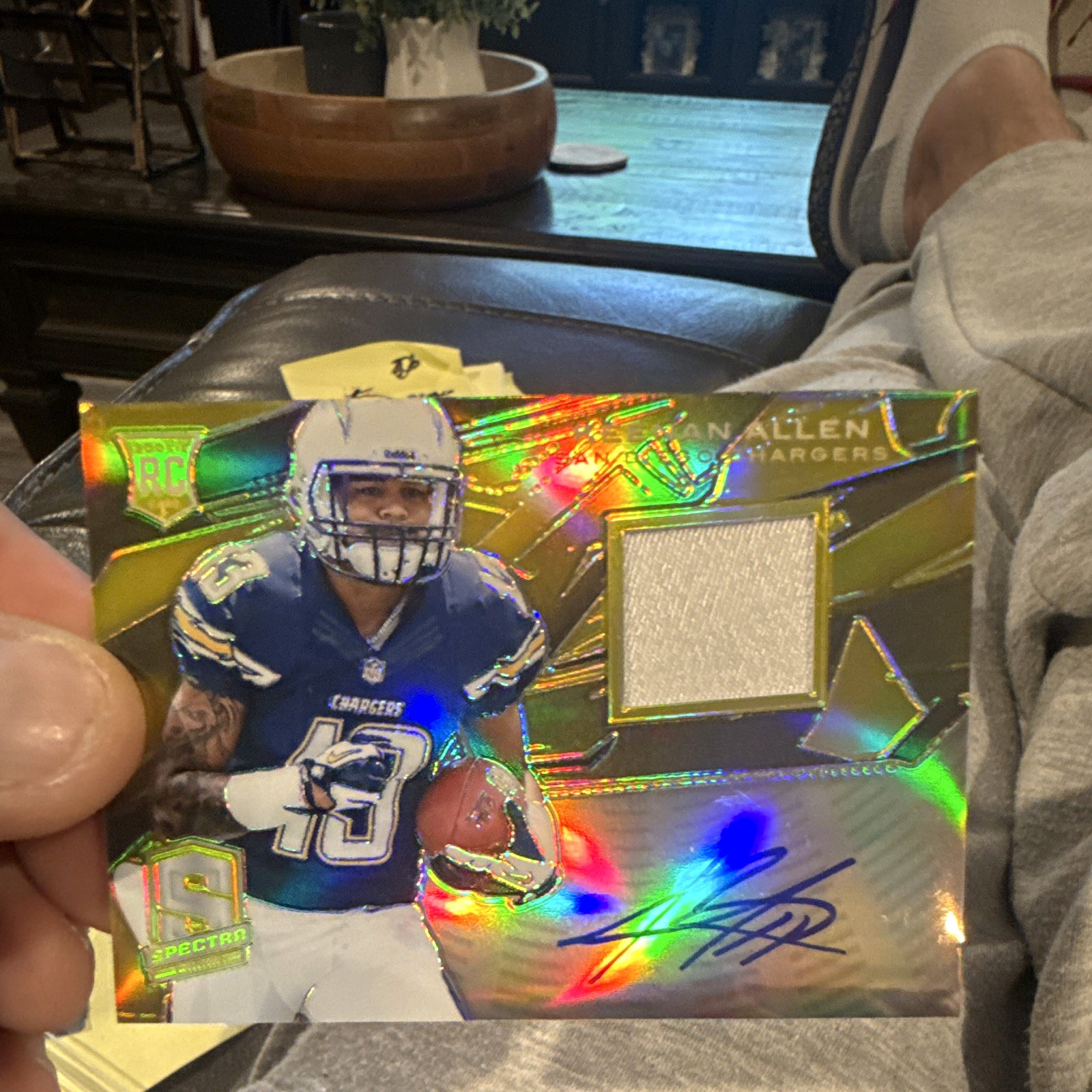 Keenan Allen Panini Spectra #217 Autograph