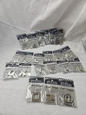 3D REPLACEMENT CHROME LETTERS KETTLE, FRIDGE, ETC...21 Pieces As Show In Picture
