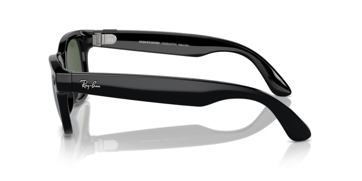 Ray-Ban Meta Wayfarer Gen 1 Smart Glasses Black G-15 Lens Good 