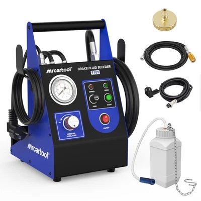MRCARTOOL Brake Pressure Bleeder Kit Auto Electric Brake Oil Fluid Bleeding Vacuum Pump