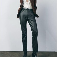 Zara Faux Leather Pants