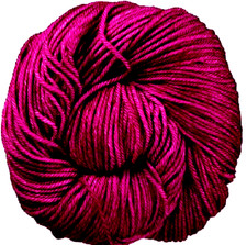 MAGENTA Sombreado Rojo-Violeta 100gr Madeja 210yd Malabrigo RIOS SW MERINO Hilo de Lana
