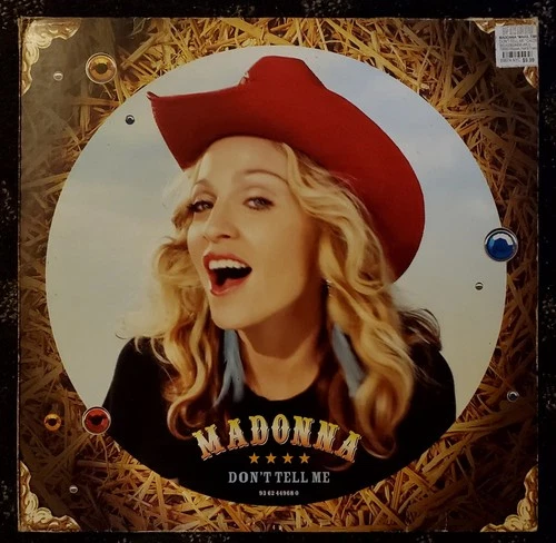 Madonna - Don't Tell Me 12" EP Vinyl/Maverick Records (Blue Colored Vinyl) 2000