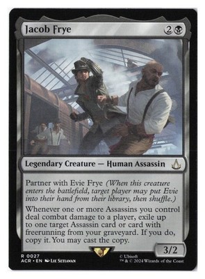 Jacob Frye #27 (NM) Assassin's Creed ACR Magic MTG