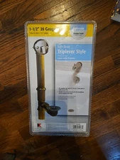 Keeney Trip Lever Bath Drain 1-1/2" 20 Gauge Brass – 1 Pack New