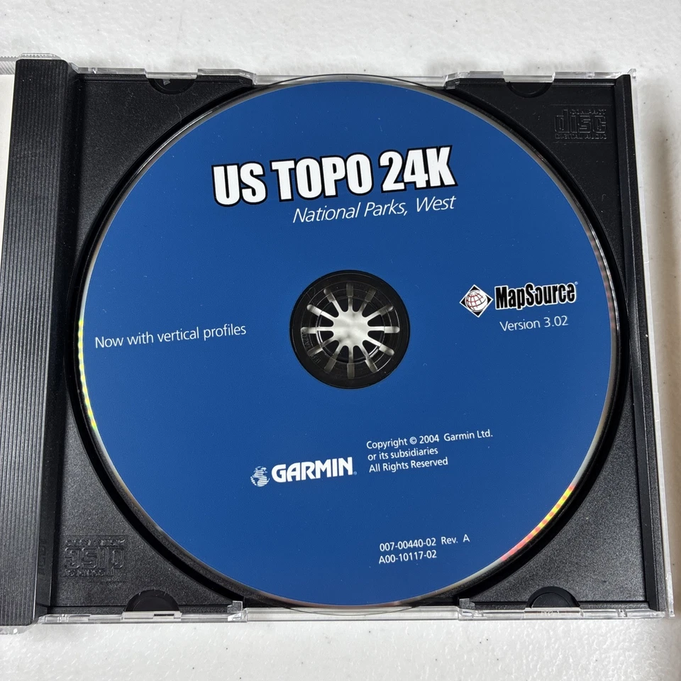 Garmin TOPO US 24K National Parks West v3 CD Topographical Mapsource - Image 3 of 4