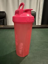 BlenderBottle Classic – 28 oz – Reddish Pink – Authentic Shaker Bottle – Used
