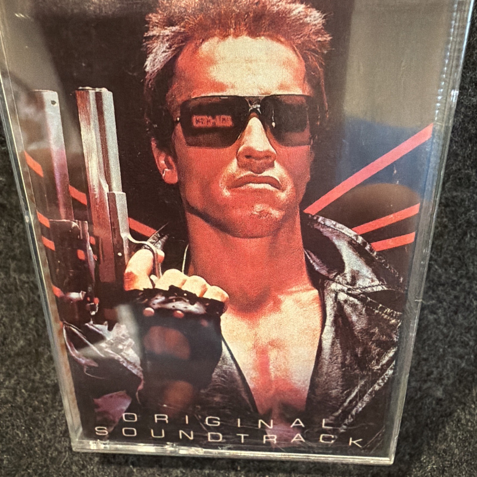 the terminator Original Soundtrack Cassette Tape Enigma 72000-4 Used