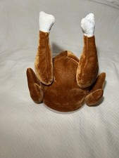 TURKEY HAT Adults Thanksgiving Soft Plush Costume