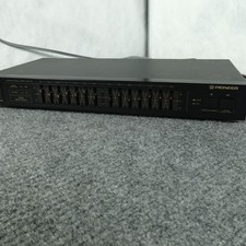 Pioneer GR-470 Stereo Graphic Equalizer 7-Band Made in Japan Black Tested