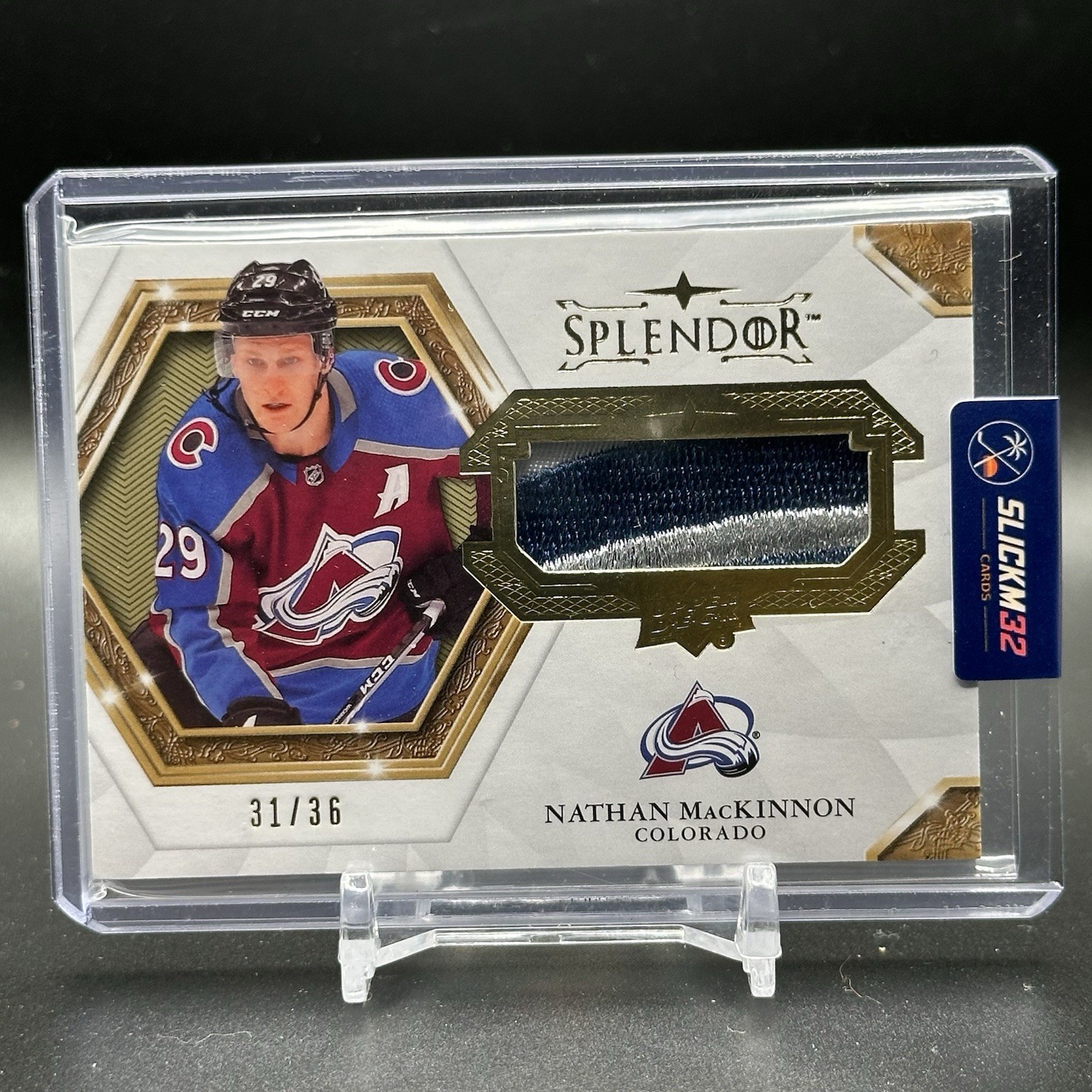 2019-20 Upper Deck The Cup Nathan MacKinnon Splendor Patch /