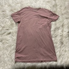 Madewell Pocket Tee Dress in Wisteria Dove