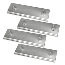 Stainless Steel 1/4" - 1/2" Mud Flap Clamps for Semi Trucks Replace 8591100