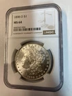 Absolutely Stunning 1898-O Morgan Dollar CERTIFIED NGC MS 64 Silver Dollar