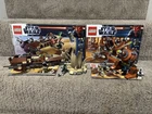 LEGO Star Wars Geonosian Cannon 9491 Set + 9496 Desert Stiff Attack Clones READ