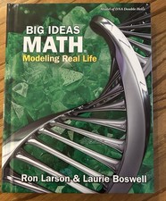 Big Ideas Math 6th Grade 2018 Student Edition Textbook (Modeling Real Life)