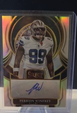 2025 Panini Select - Select Signatures Perrion Winfrey #SIP-PWY (AU)