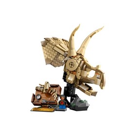 LEGO Jurassic World Dinosaur Fossils Triceratops Skull Building Toy Multicolor