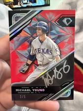 MICHAEL YOUNG 2025 TOPPS DIAMOND ICONS BLACK RED GOLD INK AUTO /5