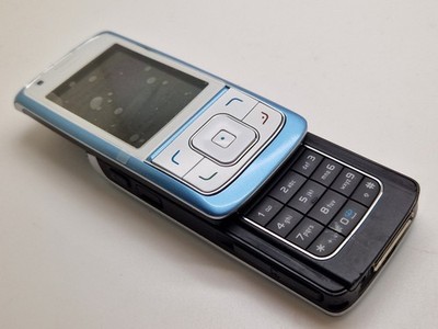 Sehr gutes seltenes funktionierendes entsperrtes Nokia 6288 blau Handy