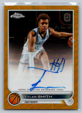2022-23 Topps Chrome OTE Elite Tyler Smith Rookie Auto /50 GOLD WAVE Refractor