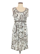 Simply Vera Vera Wang Women Gray Cocktail Dress M