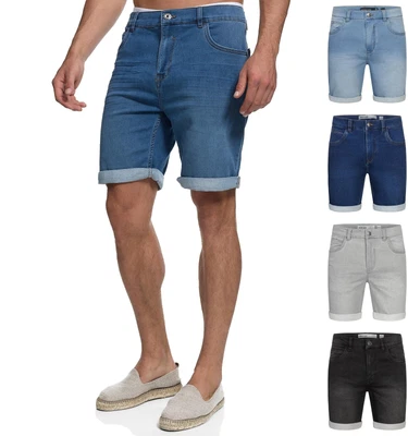 Indicode Short en jean homme Lonar-bermuda denim court pantalon court - Photo 1/2