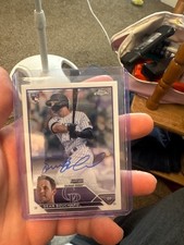 2023 Topps Chrome - Rookie Autographs Sean Bouchard #RA-SB (AU, RC)