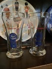 VTG 70s Pabst Blue Ribbon PBR Beer 6" Pilsner Glass Set of 4 8 Ounce Libbey — photo 4