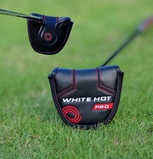 Odyssey White Hot Pro Mallet Putter Head Cover - Black/Red HOT