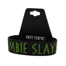 "ZOMBIE SLAYER" Silicone Wristband from Hot Topic #B2183