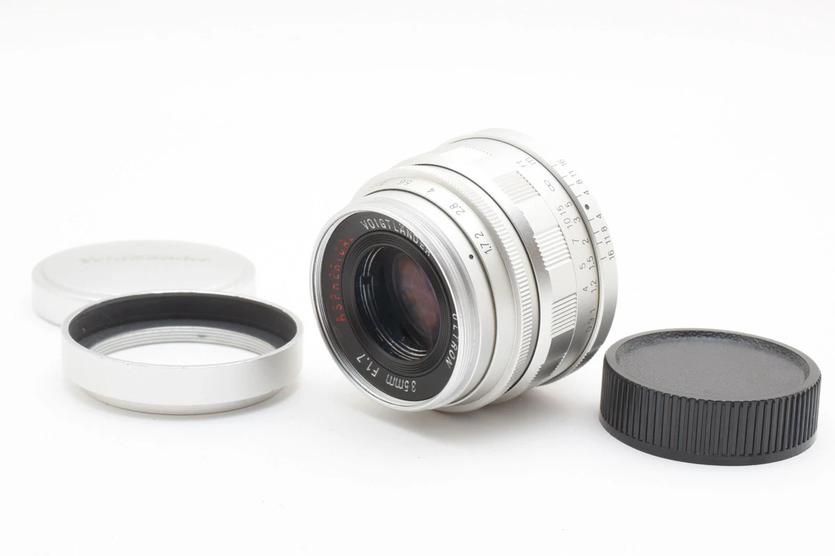 Voigtländer Camera Lenses 35mm Focal f/1.7 Maximum Aperture for