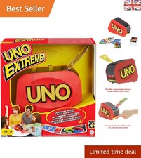 UNO Extreme Card Game with Random-Action Launcher & Lights for Thrilling Fun
