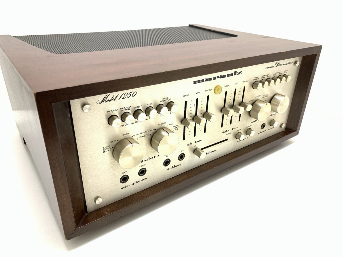 MARANTZ 1250 Console Stereo Amplifier 125+125 W RMS Vintage