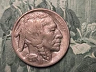 1914 S Buffalo Nickel - AU - Full Horn & Nice Luster