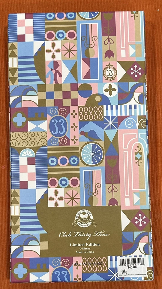 Cordón exclusivo Disneyland CLUB 33 Small World nuevo en caja edición limitada de 600 nuevo en stock Foto 3 de 3