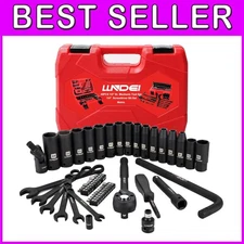 49-Piece 1/2" Dr. Ratchet Impact Socket Wrench Set