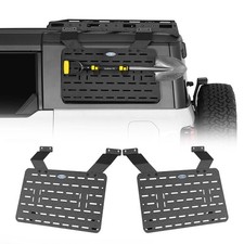 Bronco Rear Window Exterior Storage Molle Panel Kit Compatible with Roof Rack
