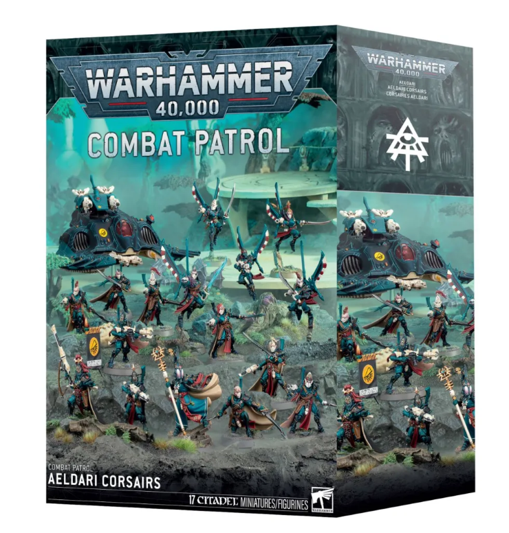 Games Workshop Noir Boîte D'armée Warhammer 40K - Patrouille Aeldari Corsaires - Bild 2