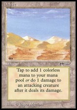 Desert - Heavy Play MTG Arabian Nights