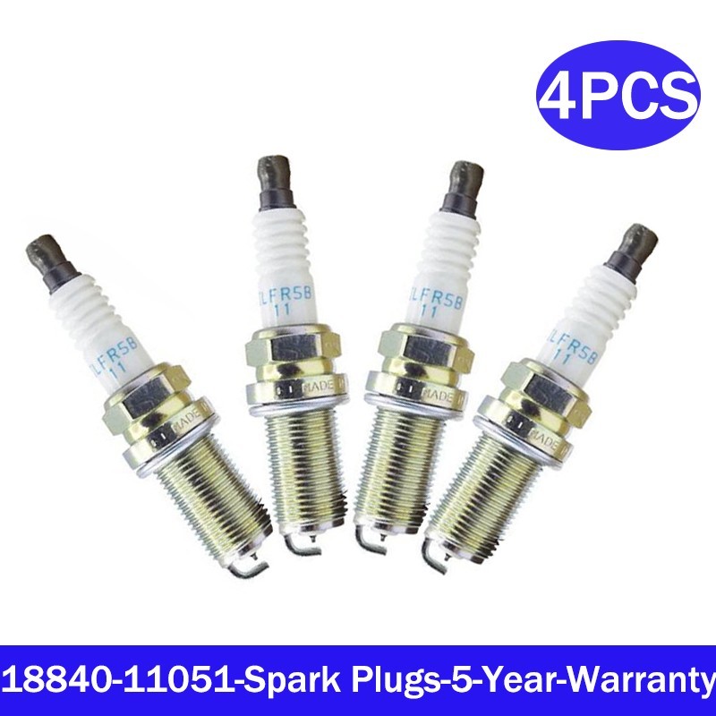 4x 18840-11051 New Spark Plugs For Hyundai 2007 2009 Santa