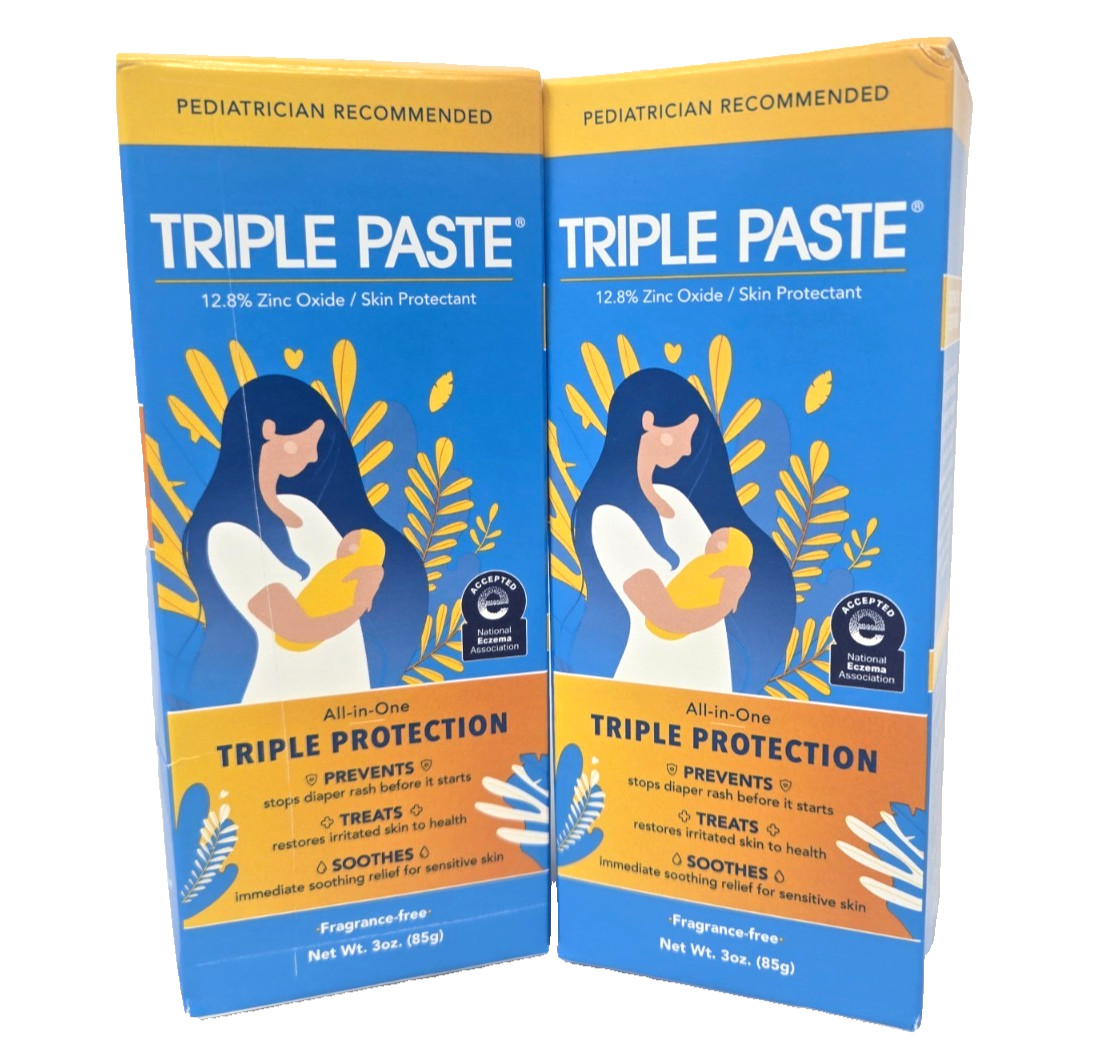 Rash Cream For Baby - 3 Oz Tube, (2 Pack)