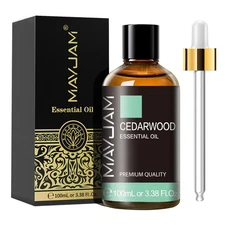 MAYJAM 100 mL Cedarwood Essential Oil 100% Pure & Natural Aromatherapy Skin Hair