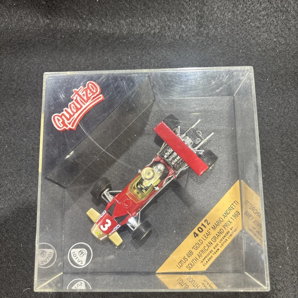 Vitesse Quartzo 1/43 4012 Lotus 49B Gold Leaf Mario Andretti 1969 F1 Ref BB4 - Image 3 of 4