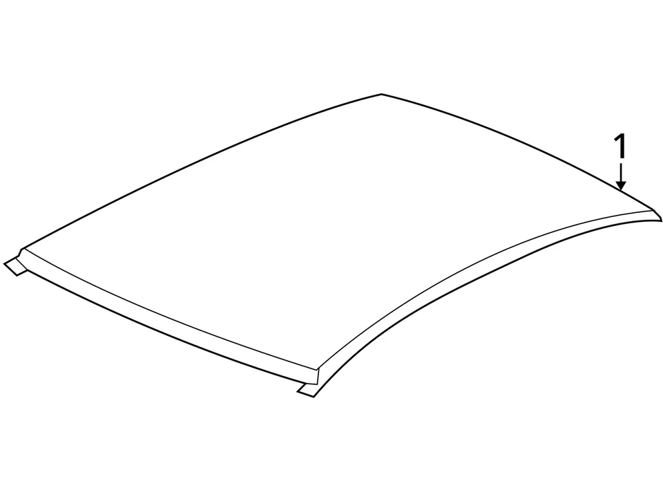 FITS 2007-2009 SATURN AURA PANEL ASM SUN RF 20855829 - NEW OEM 20855829 - Image 3 of 3