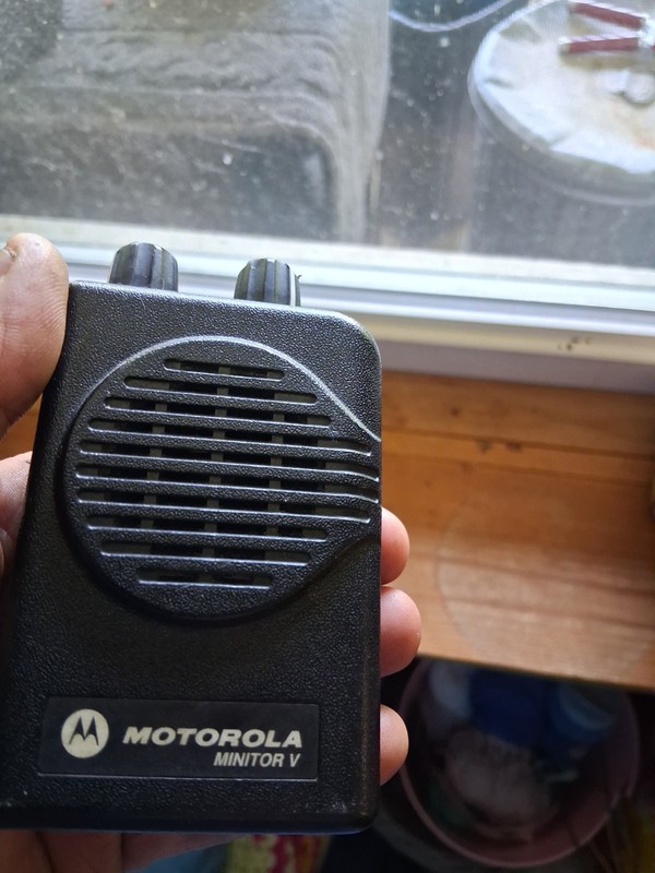 Motorola Minitor V. With Voice storage